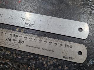 Steel Straight & 90-Degree Rulers
