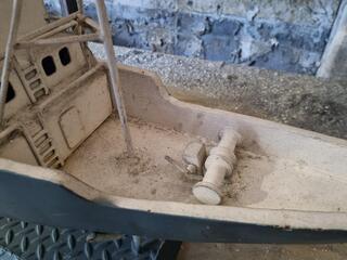 Steel Custom Built Model of Fishing Vessel Kotuku