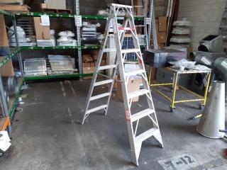 Ulrich Aluminum Easylift Step Ladder
