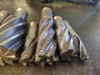 Large Lot of Milling Machine Endmills 