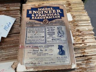 Massive Antique Collection of Model Engineer Magazine, 1930 to 1991