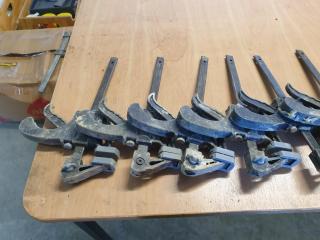 12 x Ratcheting Bar Clamps