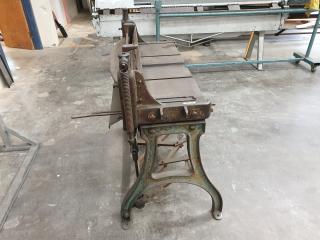 Treadle Operated Metal Guillotine