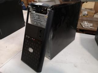 5x Assorted Older Desktop Computers, Parts only, damaged cases