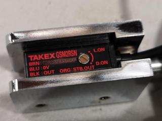 Takex GSM2RSN Photoelectric Sensor w/ Accessories