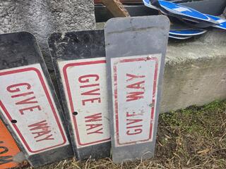 Assorted Road Works Signs