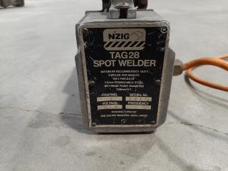 NZIG 230V TAG28 Handheld Single Phase Spot Welder