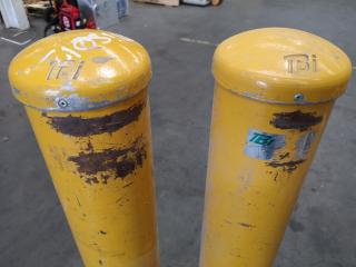 Pair of Heavy Duty Industrial Safety Bollards