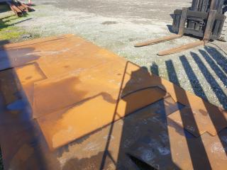 Three Large Sheets Plate Steel