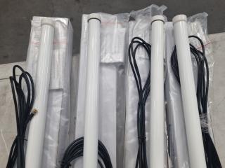 4x L-Com Hyperlink Omnidirectional 800/900Mhz Antennas