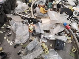 Large Assorted Lot of MD 500 Loose Parts, Fastening Hardware & More