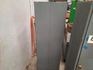 Grey Steel 2 Door Locker Cabinet