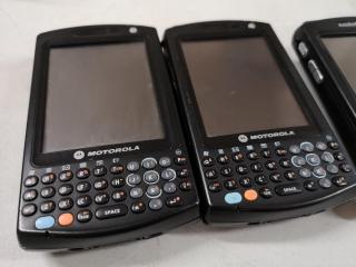 4x Symbol MC50 Mobile Handheld Computers w/ 2x Charging Cradles