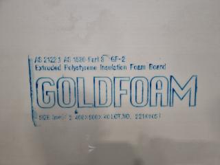 8x Goldfoam Polystyrene Insulation Sheets