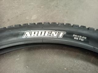 6 Maxxis ARDENT 60a 1PLY Wirebead - 26 x 2.25 Tyres