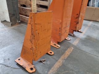 3x Steel Warehouse Post/ Column Protectors Barriers