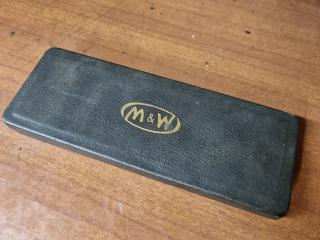 Moore & Wright M&W Internal Metric Micrometer Set