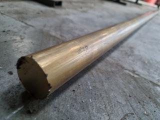 Solid Brass Bar, 38x38x2260mm