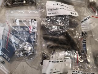 Stainless Steel Bolts, Nuts, Screws, Washers, Assorted Bulk Lot