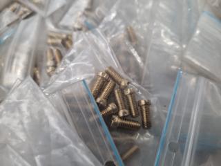 Assorted Brass Terminal Blocks, Nuts, Washers, Bulk Lots