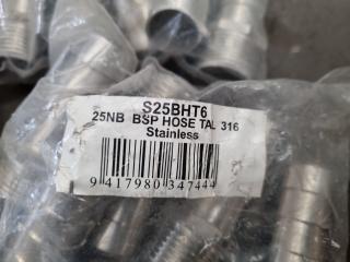 Assorted Stainless Steel Hose & Pipe Connectors