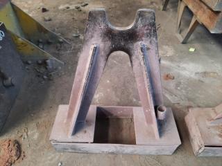 Pair of Industrial Shaft Stands