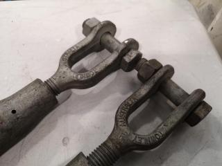 2x Industrial Turnbuckles