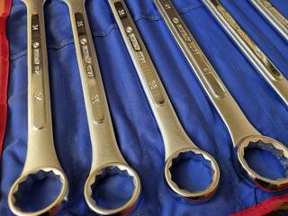 King Tony 6-Piece Large Size Metric Combination Wrench Set
