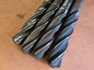 4x Morse Taper No.4 Shank Drill Reamers, Metric & Imperial sizes