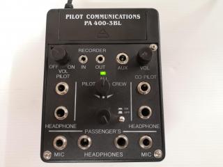 2x Pilot Communications Intercoms PA400-3BL