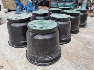 8x In-Ground Telecommunications or Irrigation Junction Boxes