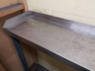 Stainless Steel Wall Mounted Workshop Table Workbench