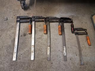 5 x Assorted Bar Clamps
