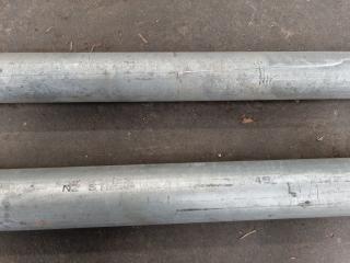 2 Steel Pipes