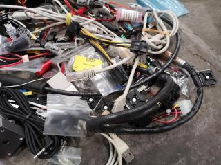 Assorted Electronic and Computer Parts, Components, Cabling, & More