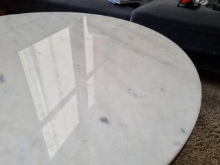 Stylish Marble-like Circular Coffee Table