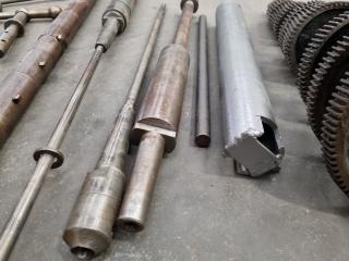 Assorted Lathe Parts, Gearing, Boring Bars, & More