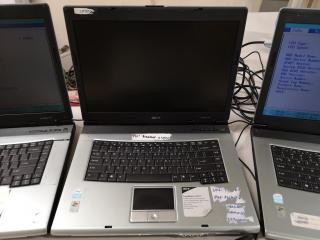 4x Acer TravelMate Laptop Computers