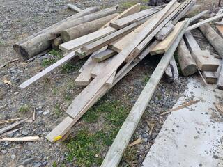 Assorted Treated Timber Boards & Frencing Posts