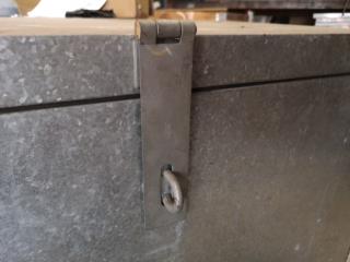 Custom Galvanised Steel Worksite Tool Storage Bin