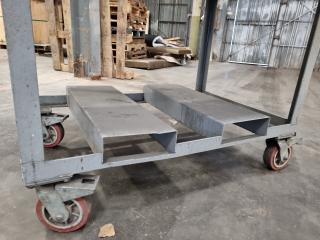 Heavy Duty Workshop Steel Table Trolley