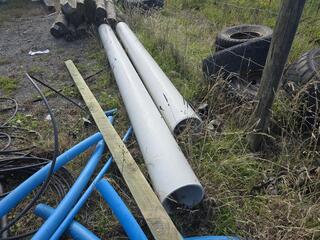 2 x 250mm PVC Pipes