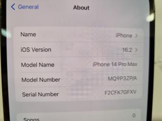 Apple iPhone 14 Pro Max Phone, 128Gb