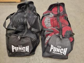 Assorted Boxing Gloves, Punching Pads