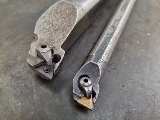 2x Assorted Lathe Boring Bars