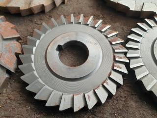 10 Assorted Large Milling Cutters