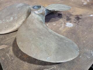 Vintage Brass Propeller