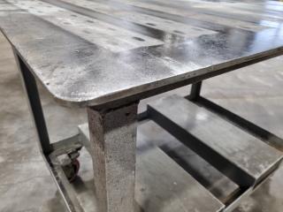 Heavy Duty Workshop Steel Table Trolley