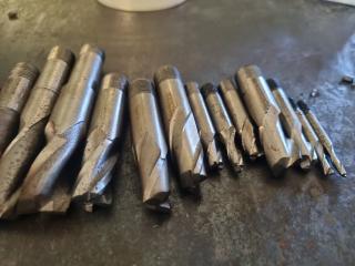 Large Lot of Milling Machine Endmills 