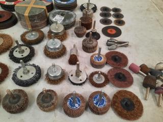 Assortment of Sanding / Grinding / Brushing Discs / Attachments